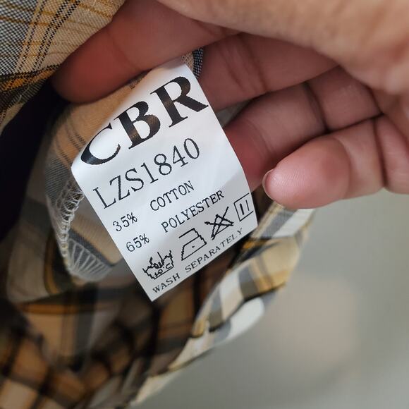 CBR | 2 Piece Skirt Set | Plaid | Crop Top Mini Skirt | Medium - Picture 6 of 10